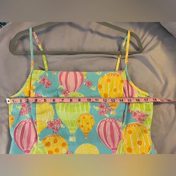 Lilly Pulitzer white label tag hot air Balloon Race dress size 12 - Picture 3 of 6